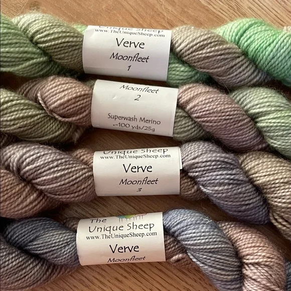 Unique Sheep Verve Yarn Mini Skein set - Picture 3 of 3